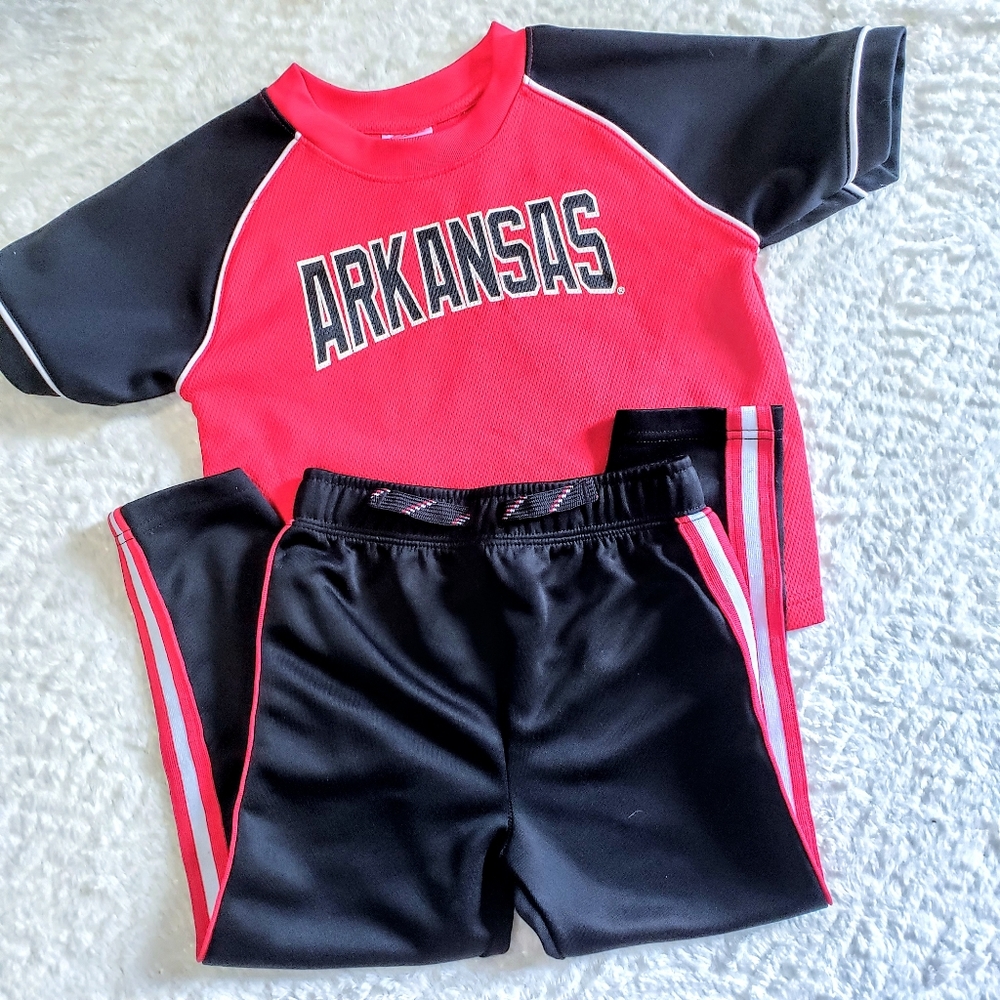 Arkansas Razorbacks Track Pants & Jersey Top